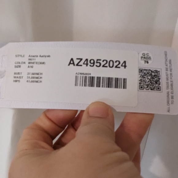 Chiffon Azazie Aaliyah Dress Grecian style NWT - Picture 4 of 8